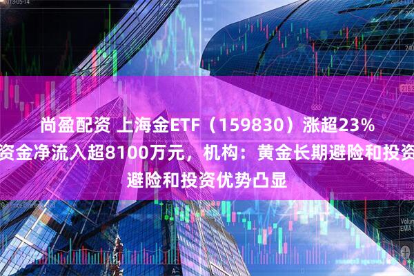 尚盈配资 上海金ETF（159830）涨超23%，上周获资金净流入超8100万元，机构：黄金长期避险和投资优势凸显