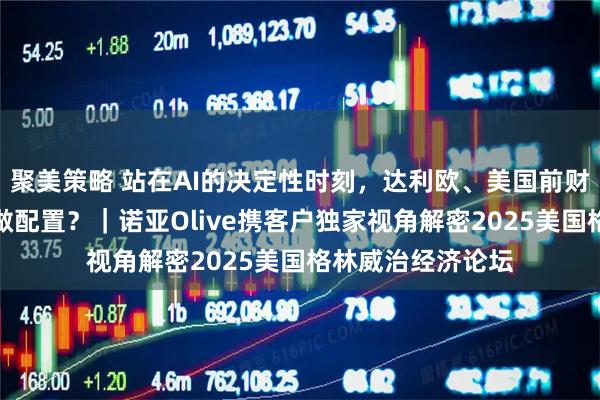 聚美策略 站在AI的决定性时刻，达利欧、美国前财长、塔勒布如何做配置？｜诺亚Olive携客户独家视角解密2025美国格林威治经济论坛
